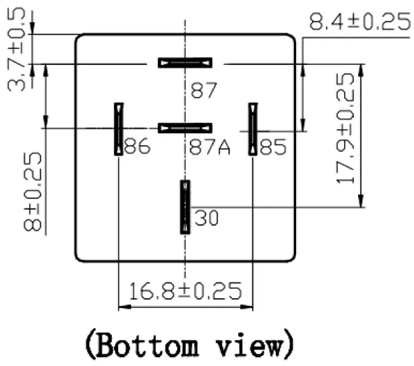 Высокое качество 4 pin Авто pcb реле