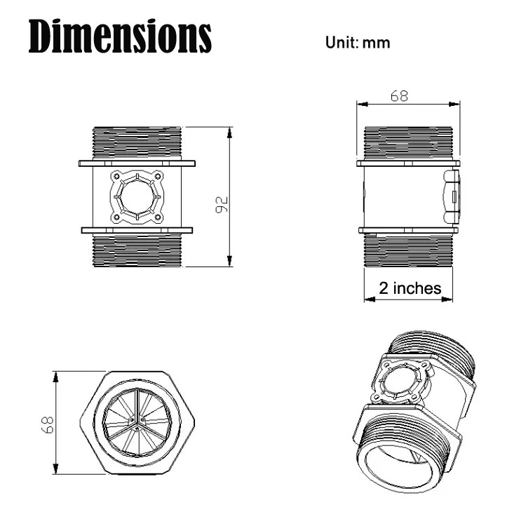 YFDN50 Micro Turbine Flowmeter Precision Water Measurement
