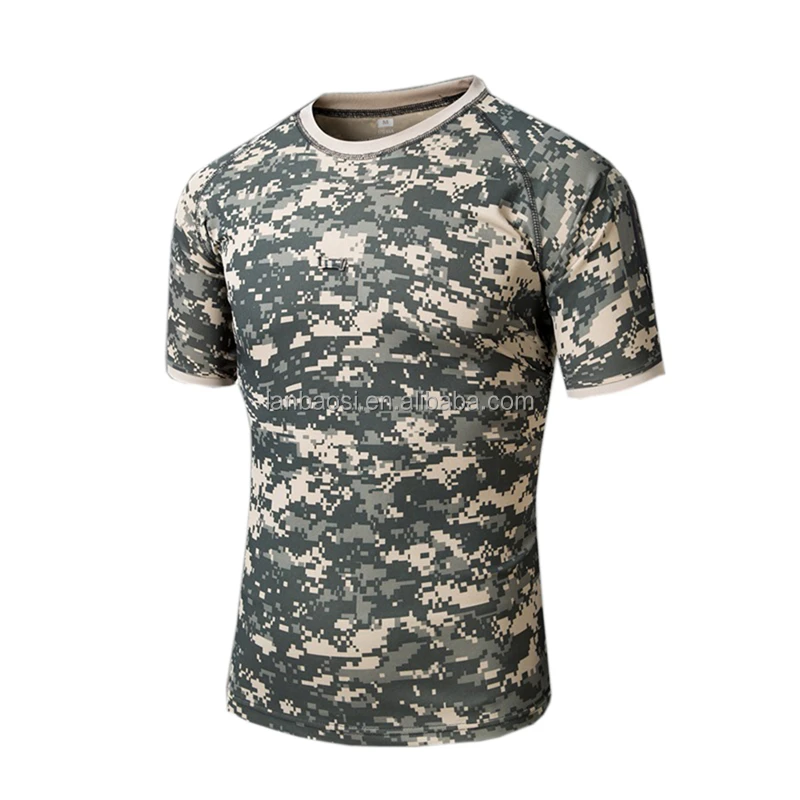 Custom Camouflage T Shirt Dry-fit Short 