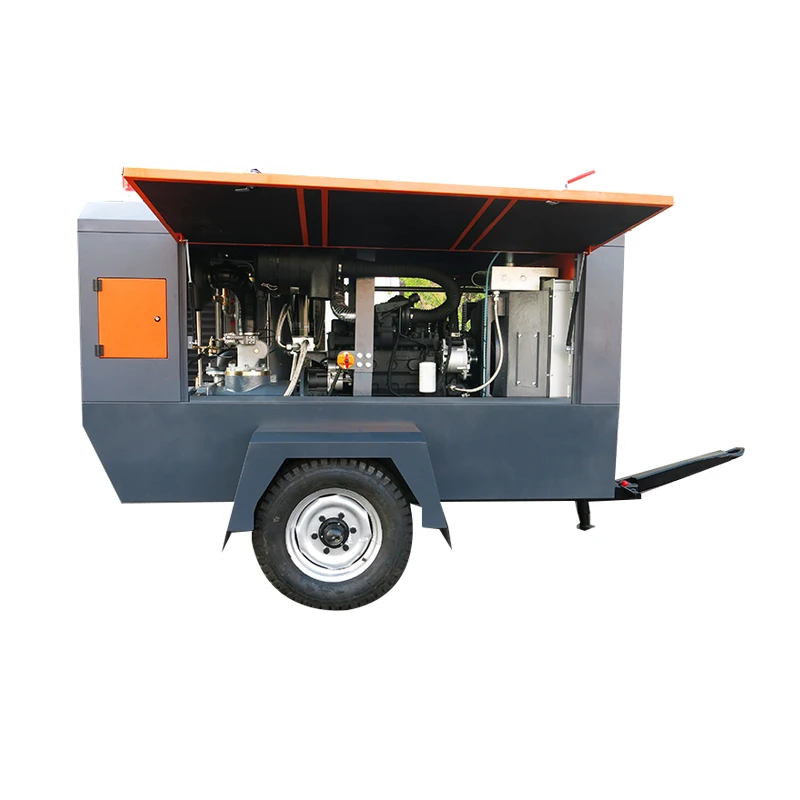 Towable Diesel Driven 8m3 min 3000 Liter Air Compressor