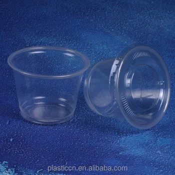 PS Disposable Dipping Sauce Containers 120ml Disposable Condiment Cups