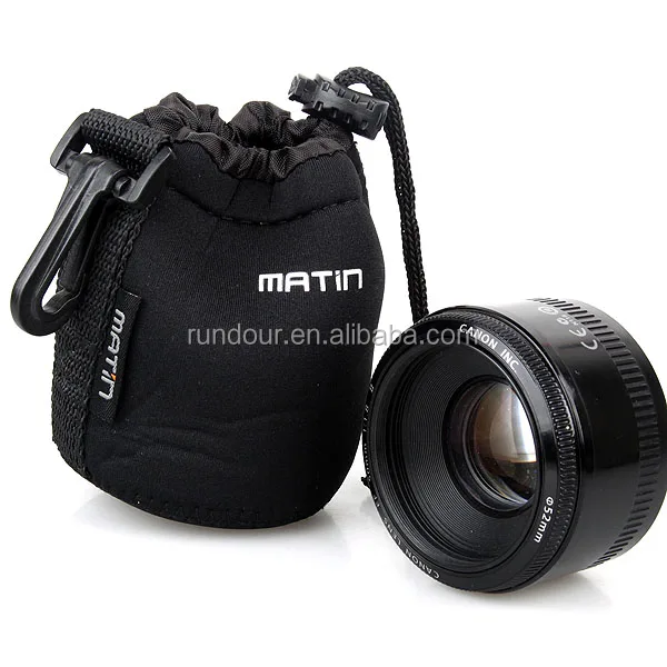 Custodia Morbida In Neoprene Per Obiettivo Fotocamera - Taglie S M L XL - Impermeabile - Camera Matin