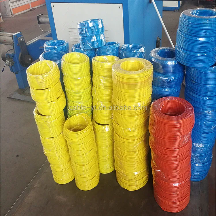 AWG Standard Copper Conductor PVC Insulated TW THW Electrical Wire