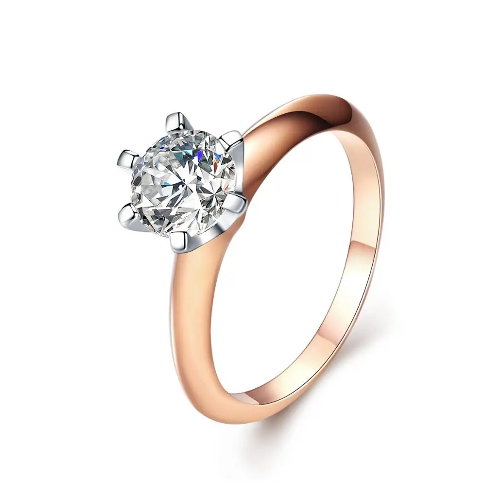 s925 ring rose gold