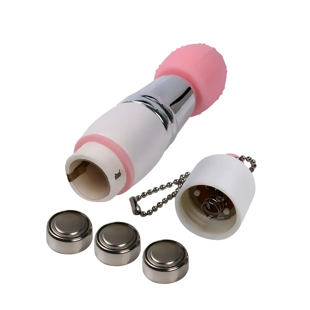 Mini Vibrator Mushroom Key Chain Tongue Vibrator Wholesale Sex Toy Drop Shipping Female Massage Bullet AV Wand Vibrator