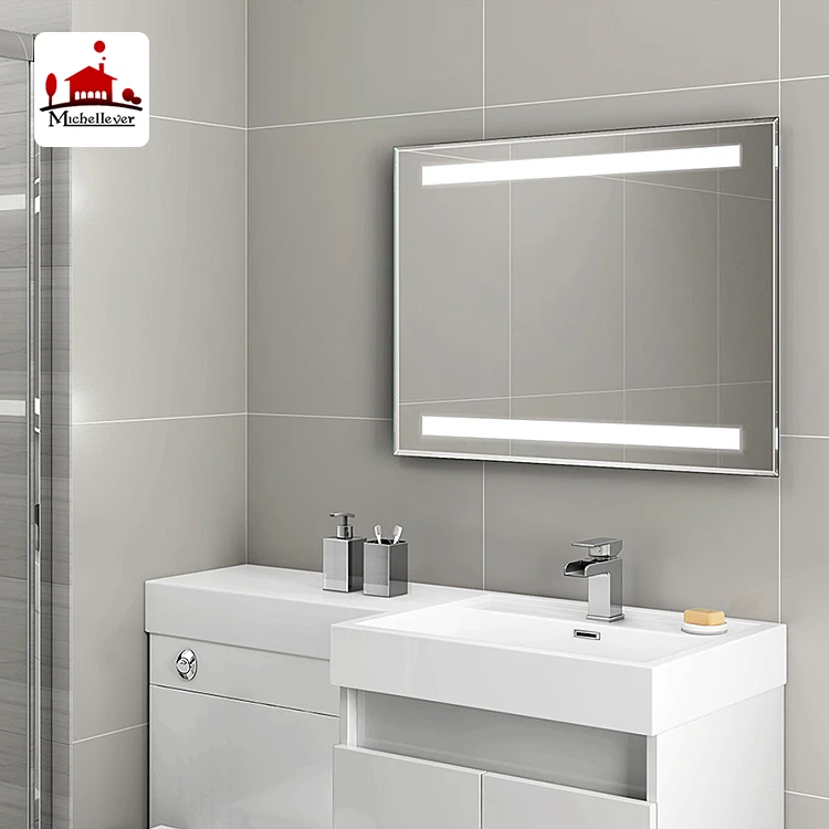 bathroom mirrors with radio and light