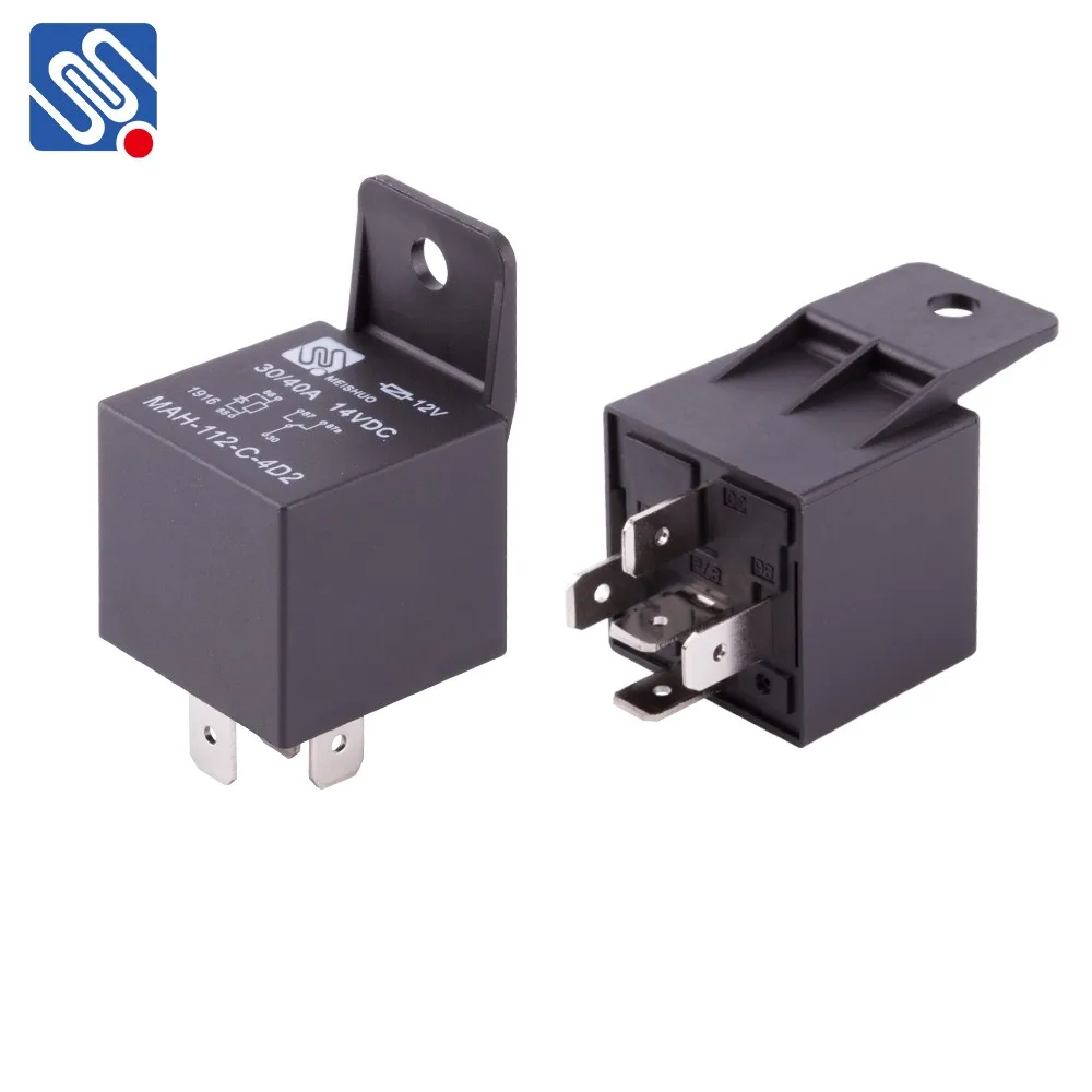 Meishuo MAH - 112 - B - 4 Relay 30amp Normally Closed Car Relay with Plastic Bracket Relay