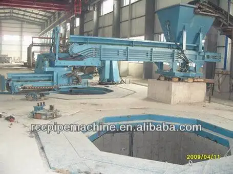 Полностью Автоматическая Вертикальная вибрационная машина для изготовления бетонных труб для линейной трубы HDPE и люков