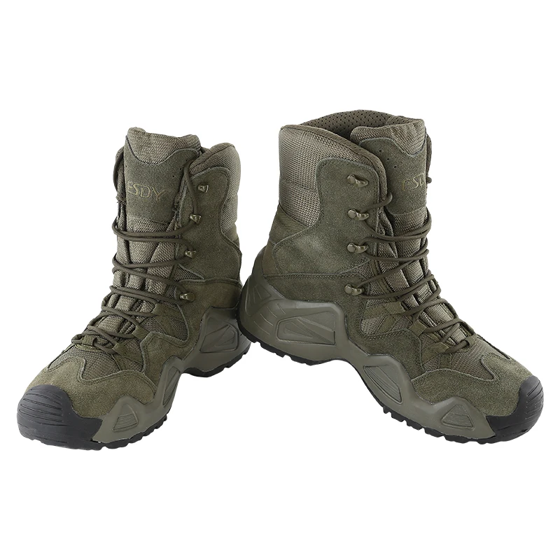 Esdy Men’s Camouflage High Top Hiking Boots Size 9 NWOB ESDY Tactical Sports Shoes - Durable Camo Boots for Hiking main image 3