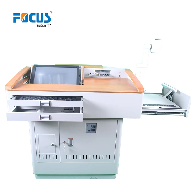 
 Стальной и деревянный подиум для умных классных лекционных залов с мультимедийной аудио-и видеосистемой  