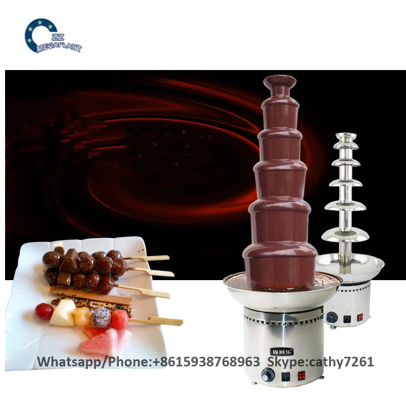 Коммерческий 4 слоя шоколадный фонтан машина для Дня всех святых
