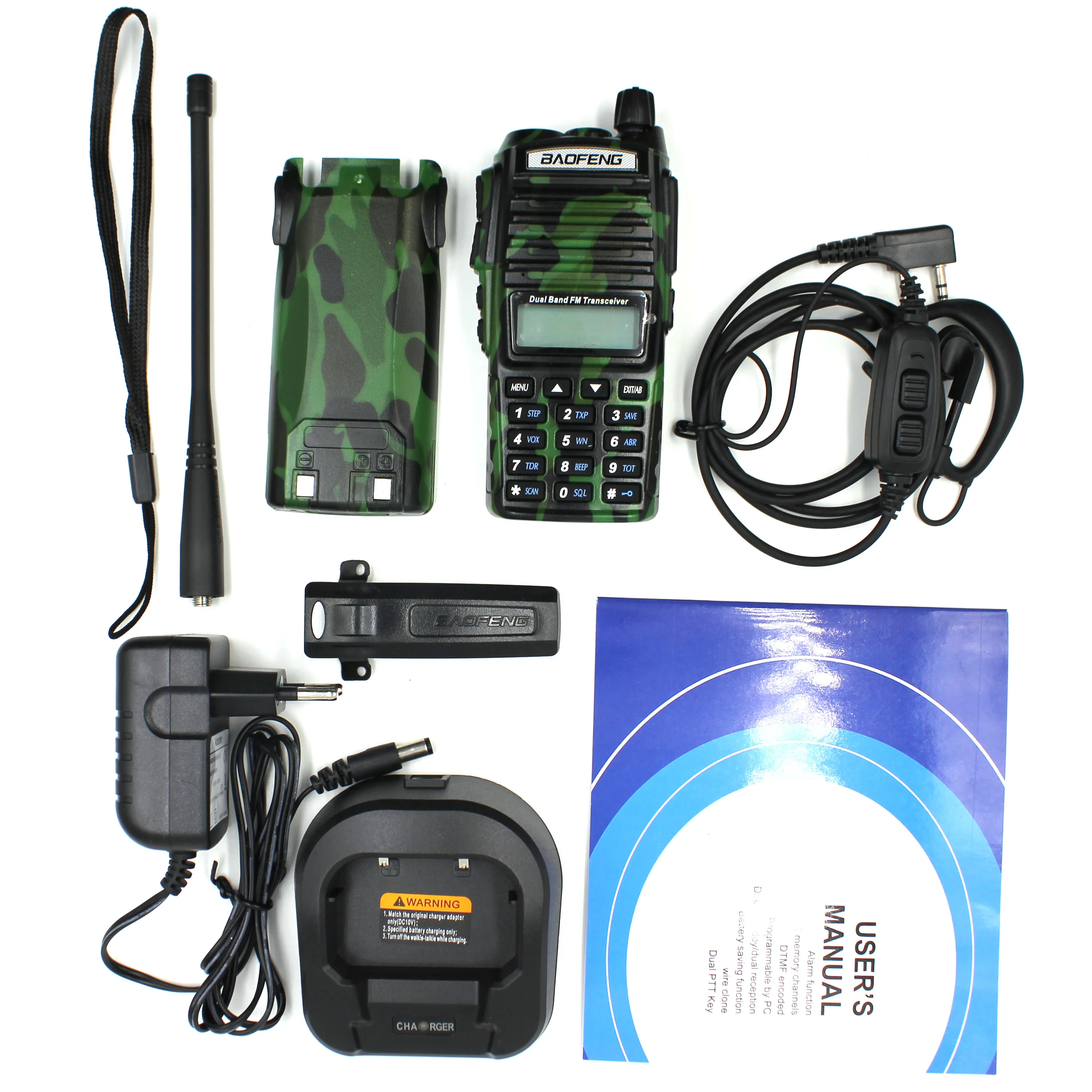 camouflage UV-82 Dual Band FM Transceiver Dual display Hot-selling camou Ham Radio Baofeng UV 82 U V  Two Way Radio