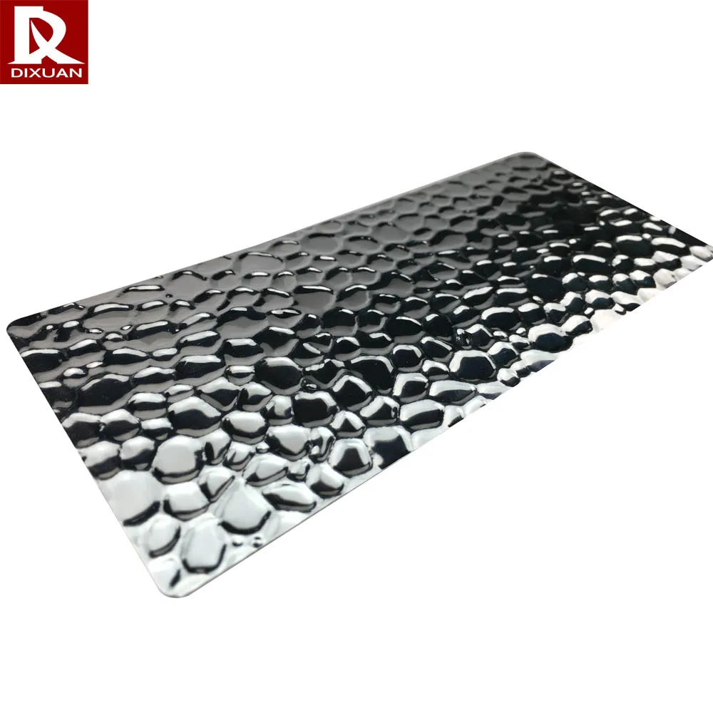 Mirror Alloy Sheet Stucco Plate Texture Plate Reflective Embossed Aluminum for Lightning Grow Light Checker Ribbed Aluminium