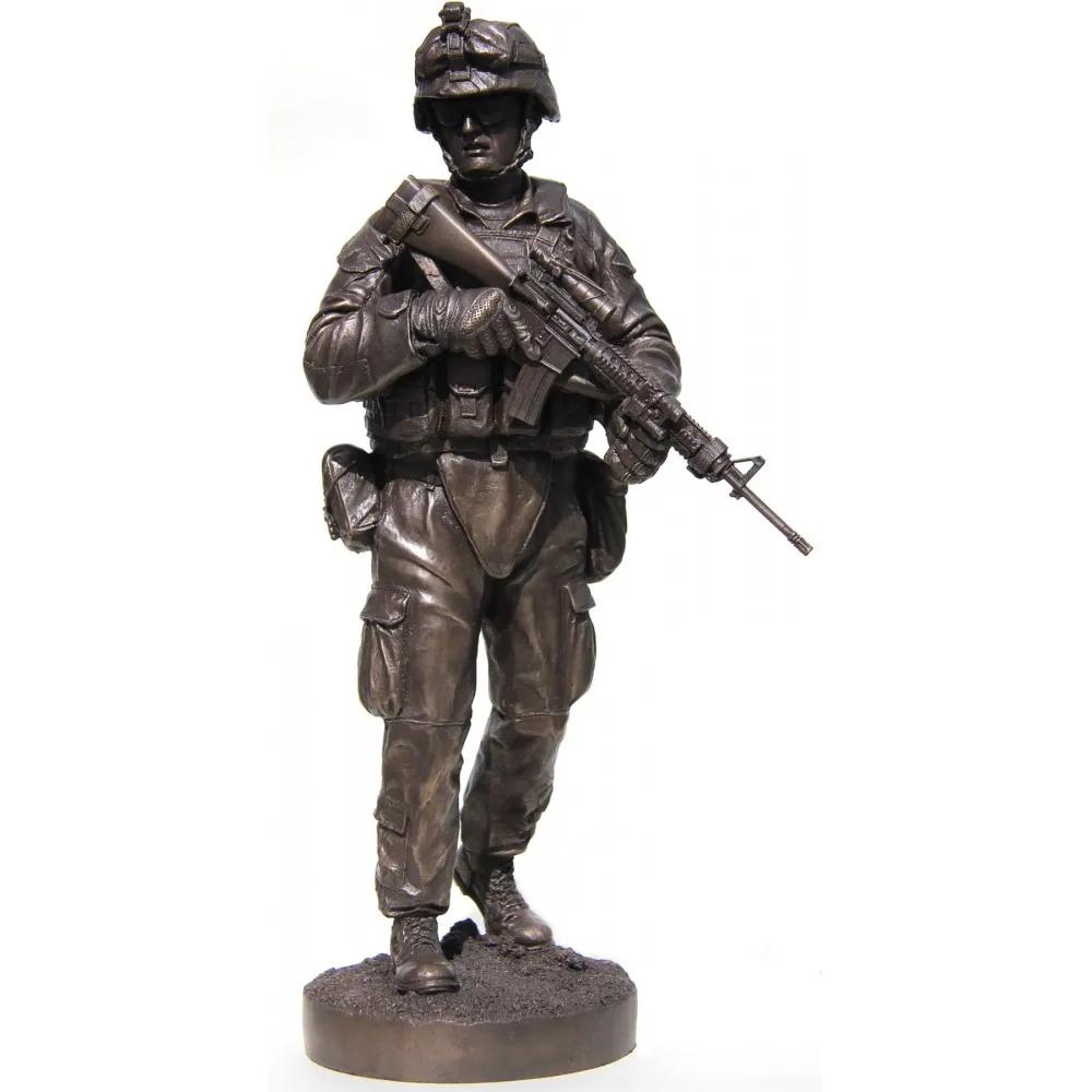 Outdoor Garden Decoration Life Size Brass Sculpture Bronze Soldier Statue