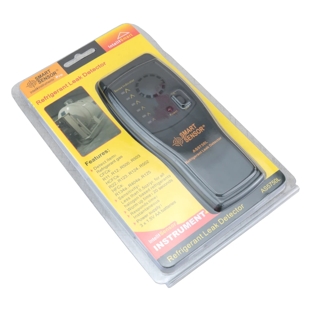 Portable Gas Analyzer CFCs HCFCs HFCs Air Conditioning Halogen Leak Tester R22 R134A Refrigerant Freon Detector