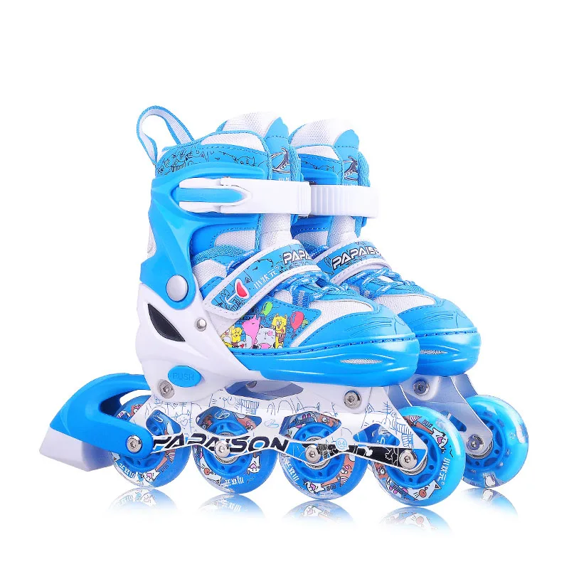 Children 4 Flashing Roller  Inline LED LIGHT  Skates