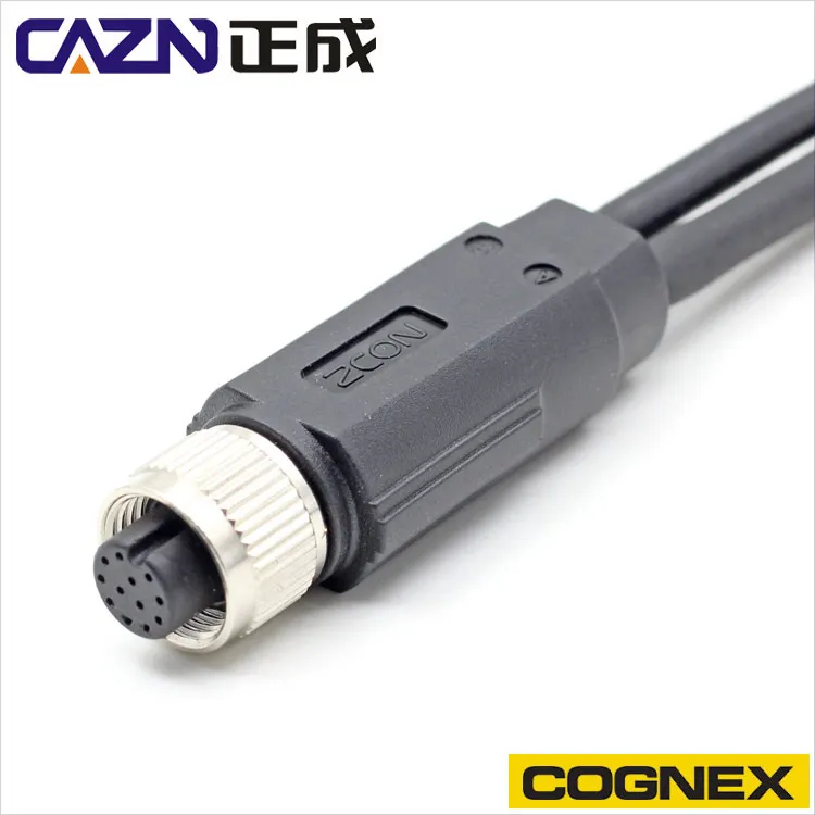 COGNEX Vision Camera Use M12 Female 12pin to Open End 5meter Cable Connector