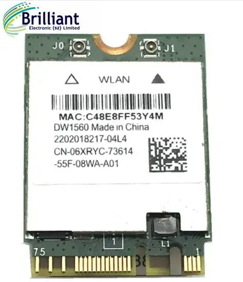 Wireless Adapter Card For Hackintosh Dell Dw1560 Bcm94352z Ngff M 2 Wifi Wlan Bluetooth 4 0 802 11ac 867mbps Bcm94352 Card Buy Bcm94352z Product On Alibaba Com