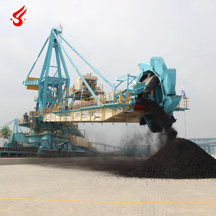 Mobile Stacker Conveyor Reclaimer Bucket Wheel Stacker Reclaimer Crane Price for Sale