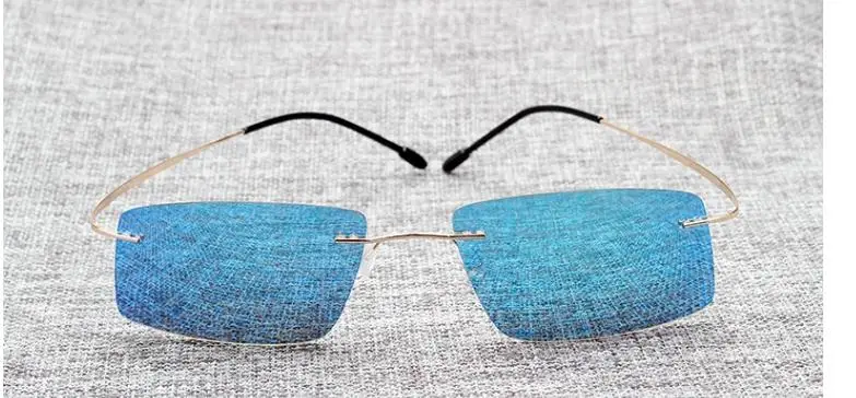 The Matrix Style Polarized Driving Titanium Frame Men Sunglasses