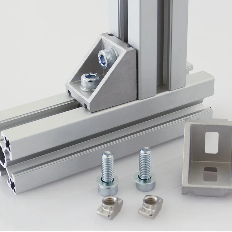 T slot aluminum extrusion connectors