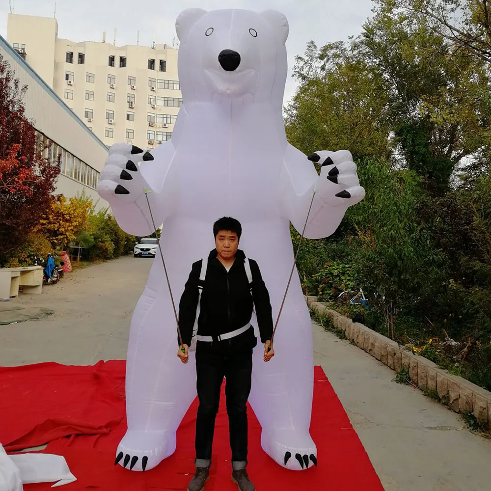 Blow up White Party Tunnel LED Air Tent China Direct Factory Inflatable Air Tunnel Tent With LED Light