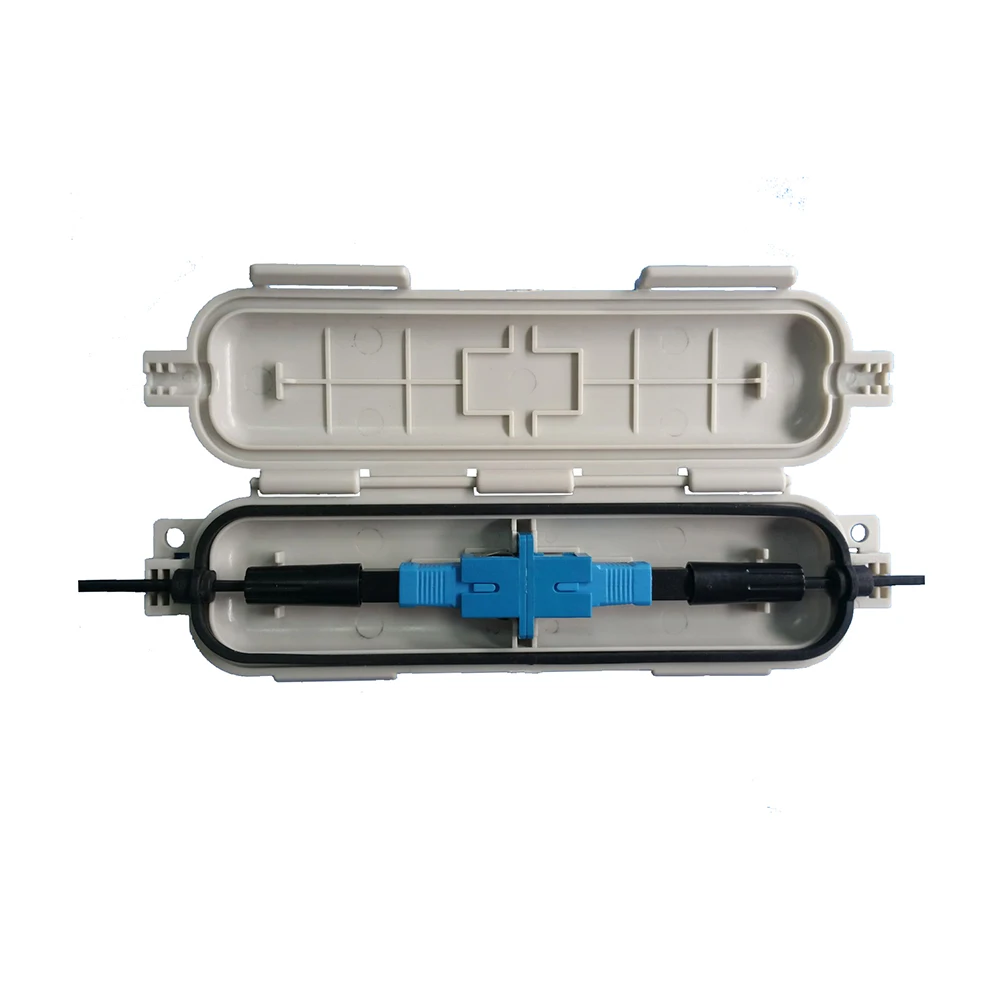 Factory Price Optical Fiber Splice Protective Protection Junction Box For Outdoor FTTH Drop Cable
