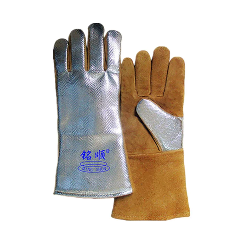 Heavy Heat Resistant Cushion Lining Aluminized Leather Welding Gloves Buy Aluminized Leather Welding Gloves Heavy Heat Resistant Welding Glove Cushion Lining Welding Gloves Product On Alibaba Com