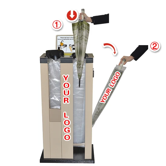 2023 Innovative Wet Umbrella Bag Dispenser New Supplier's Umbrella Wrapping Machine