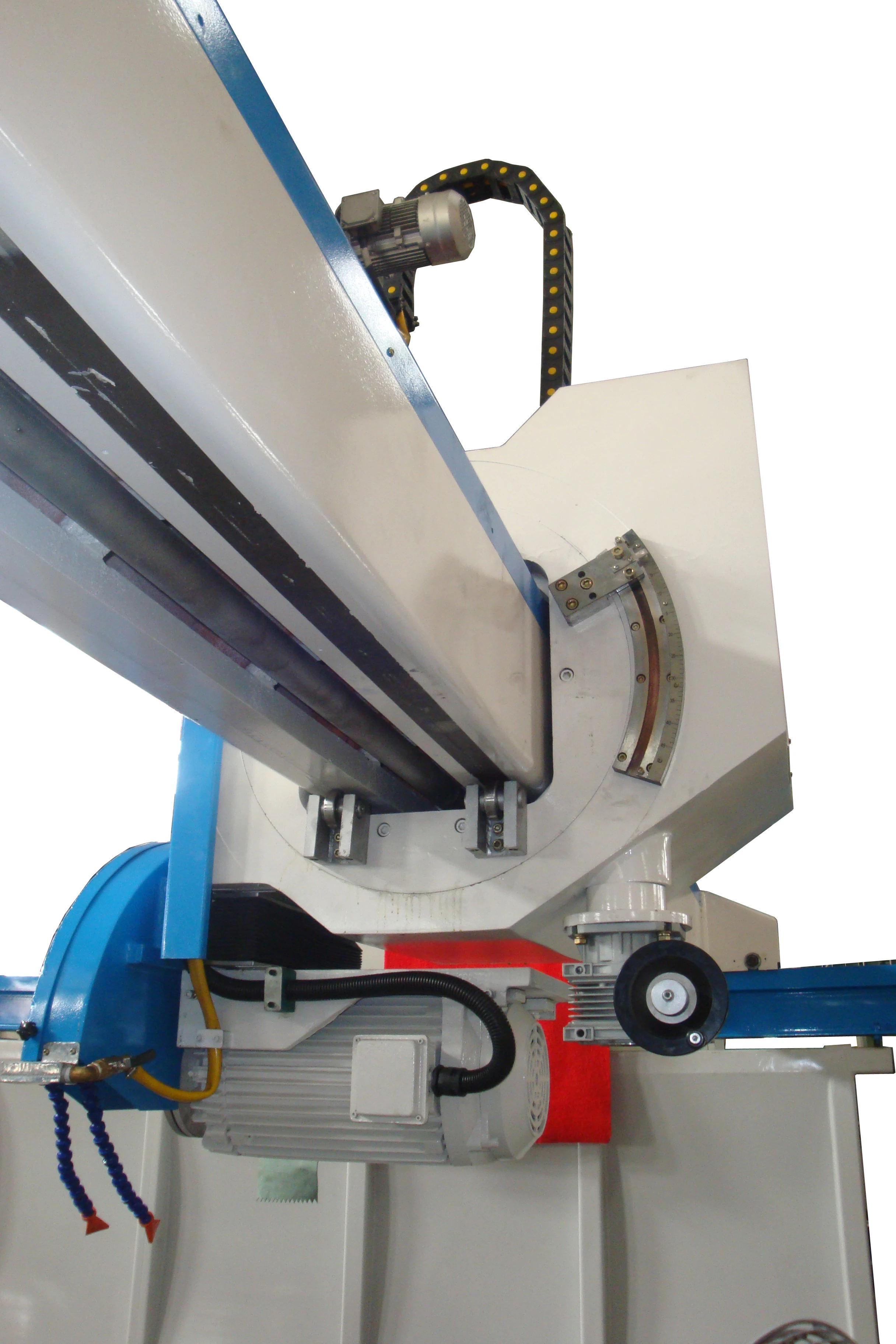 HUALONG Stone Machinery HLSQ-1000 Automatic Bridge Saw 45 Degree Cutting Machine for Granite Marble Basalt Slab Chamfering