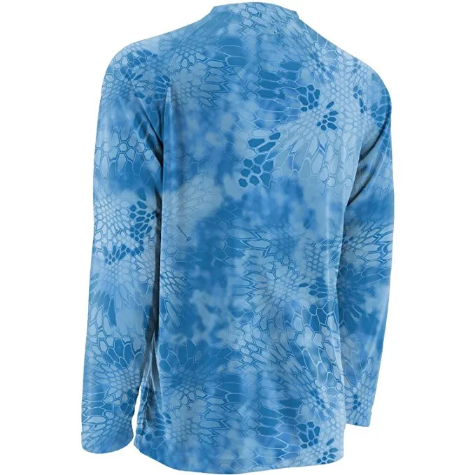 Custom Kryptek Camouflage Design Performance Uv protection Sublimated Fishing Shirts