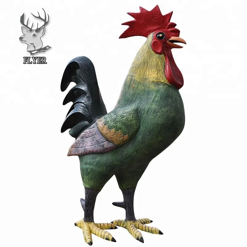 Farm Decoration Large Fiberglass Rooster Statue For Sale Buy