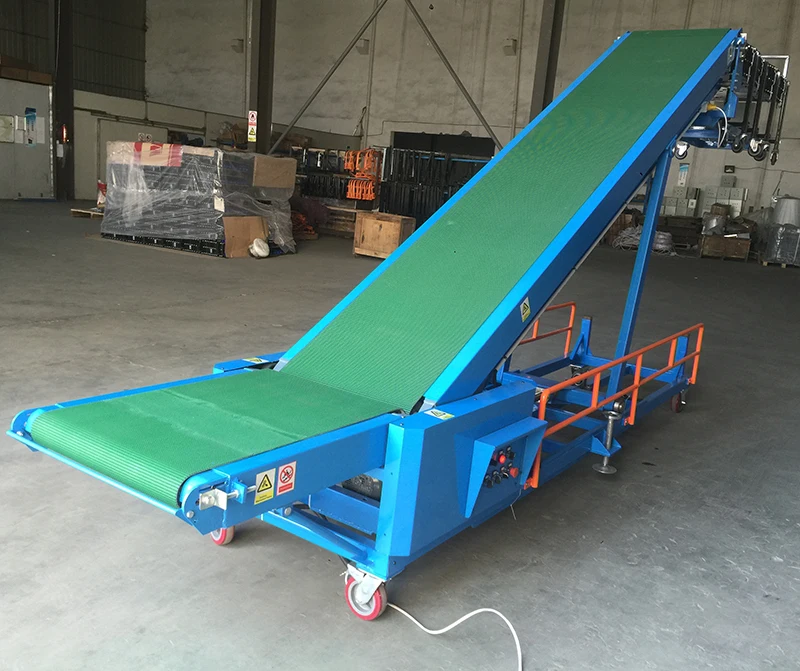 Truck Loading and Unloading Conveyor Belt