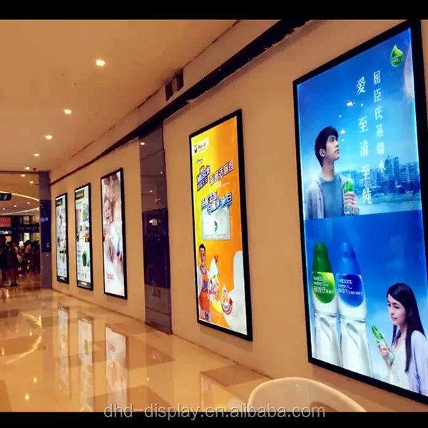 Billboard Advertising Led Acrylic Panel Display Board Aluminum Signs Light Box