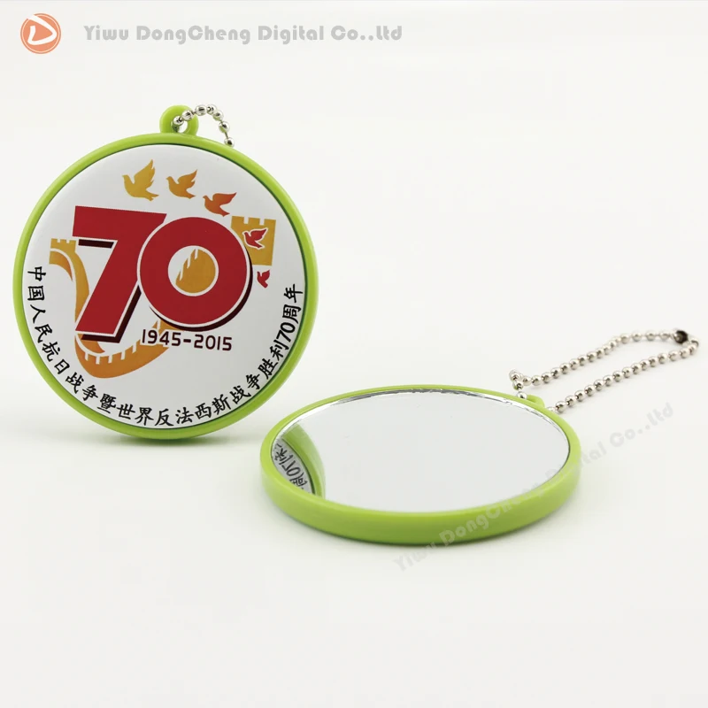 DIY Mirror Keychain Making Component of Wholesale 58mm Mirror Button Badge Maker KeyChain Material