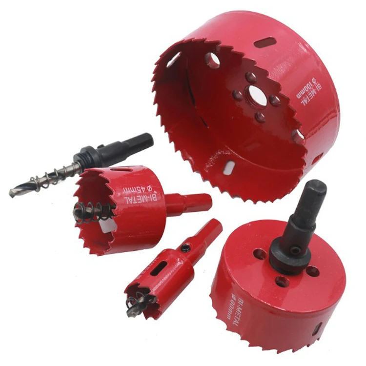 
Алмазная коронка для сверления из быстрорежущей стали M42, биметаллическая коронка, пластиковая коронка для сверления отверстий из ПВХ, буровой инструмент 