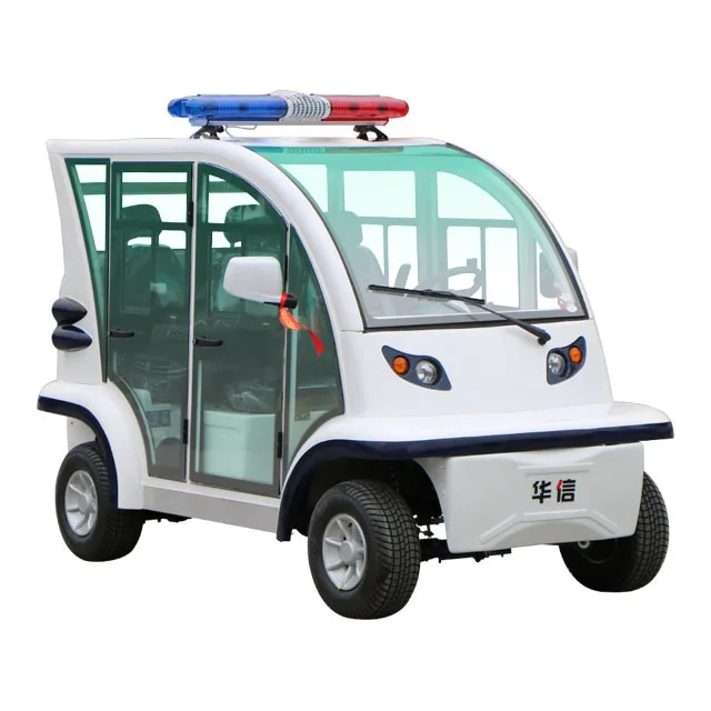 four seats police used high quality electric patrol car xl4301