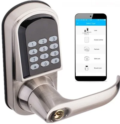 Wireless TTLock Smart Phone APP release Blue-tooth Handle Door Locks with Mobile APP Remote Control WIFI Optional