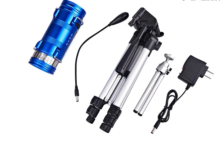 Светодиодный светильник a-ok для рыбалки с синим и белым источником питания, ночник с зарядкой