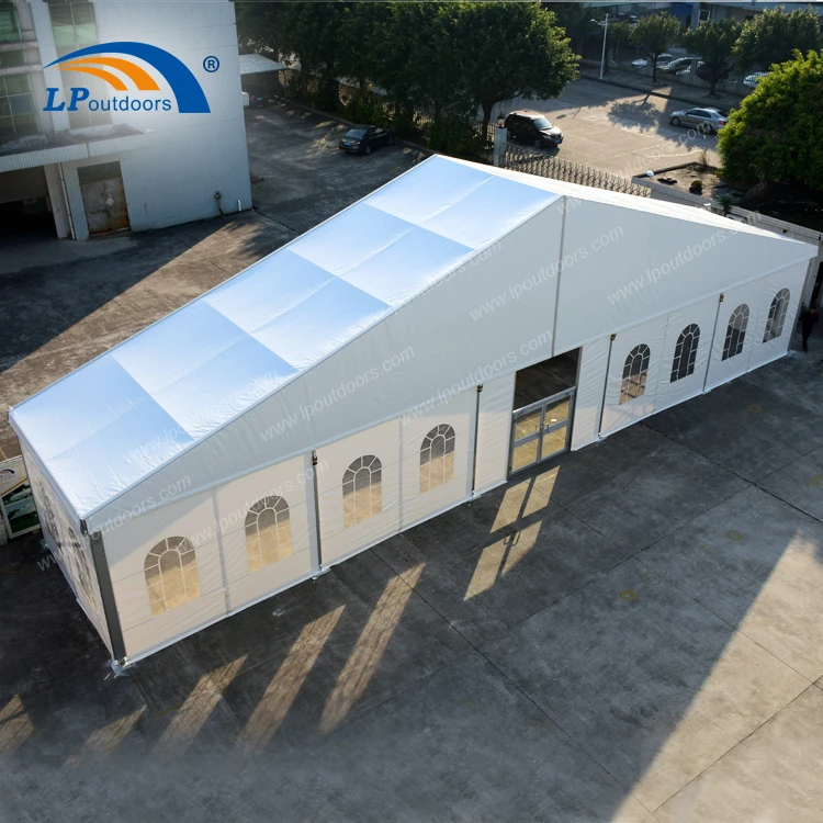 25m Span Waterproof Aluminum Frame Event Tent As 1000 Seaters Function Catering Wedding Hall