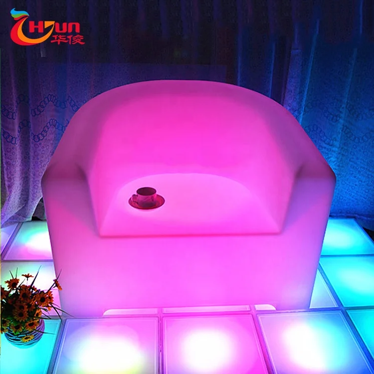 2022 New Design Sofa With Led Light Furniture Modern Led Living Room