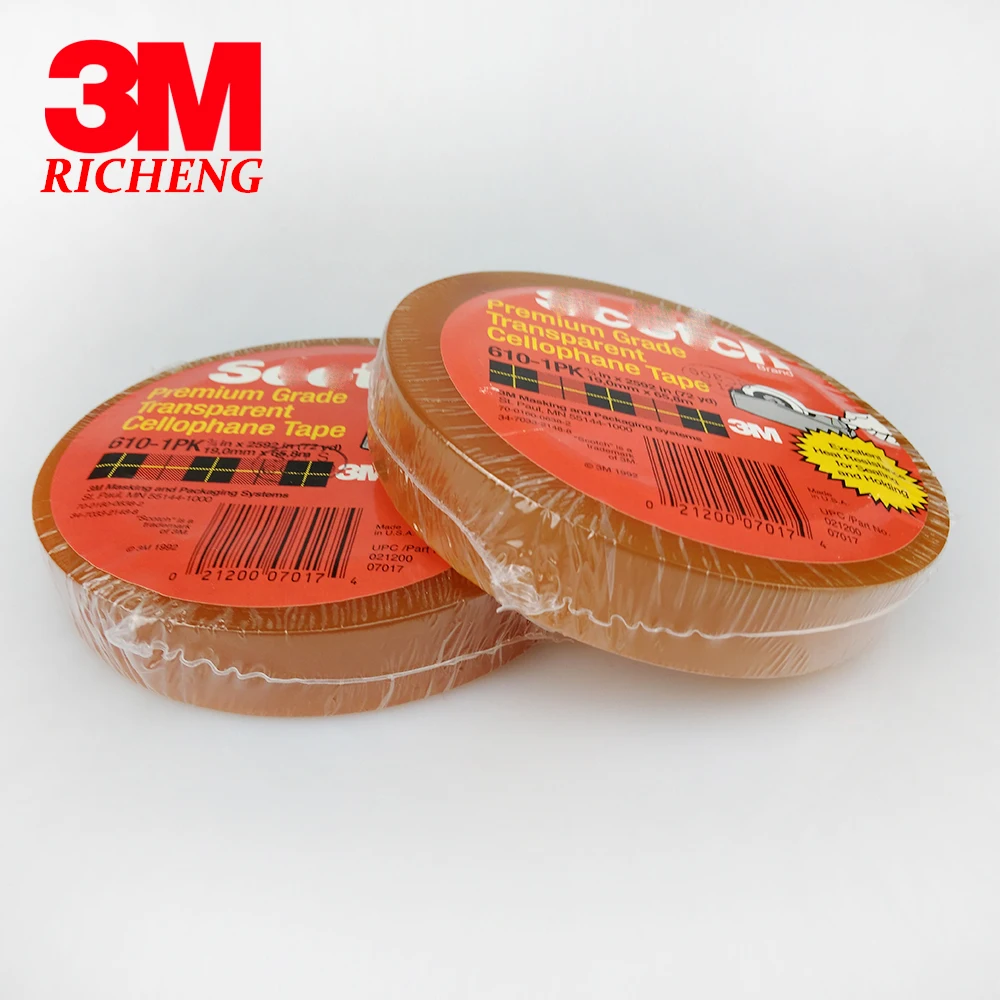 Heat Resistance 3m Scotch 610 Cellophane Film Testing Tape - China 3m Scotch  610 Tape, 3m 610 Tape Test