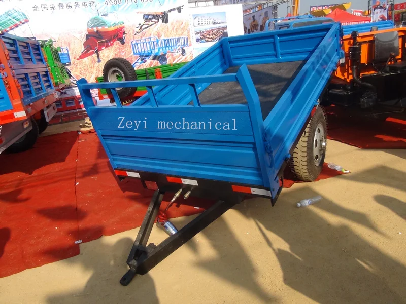 1-3 Tons Three-side Dump Truck Trailer, air Brake Shaft