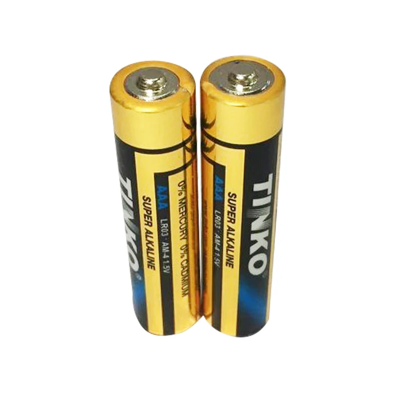 TINKO Directly Best Selling Factory  LR03 Size AAA 1.5V Alkaline Battery