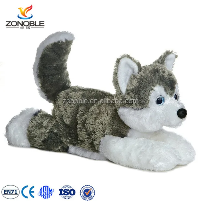 Factory OEM Design Plush Dog Toy Cuddly Plush Husky Dog Stuffed Animal