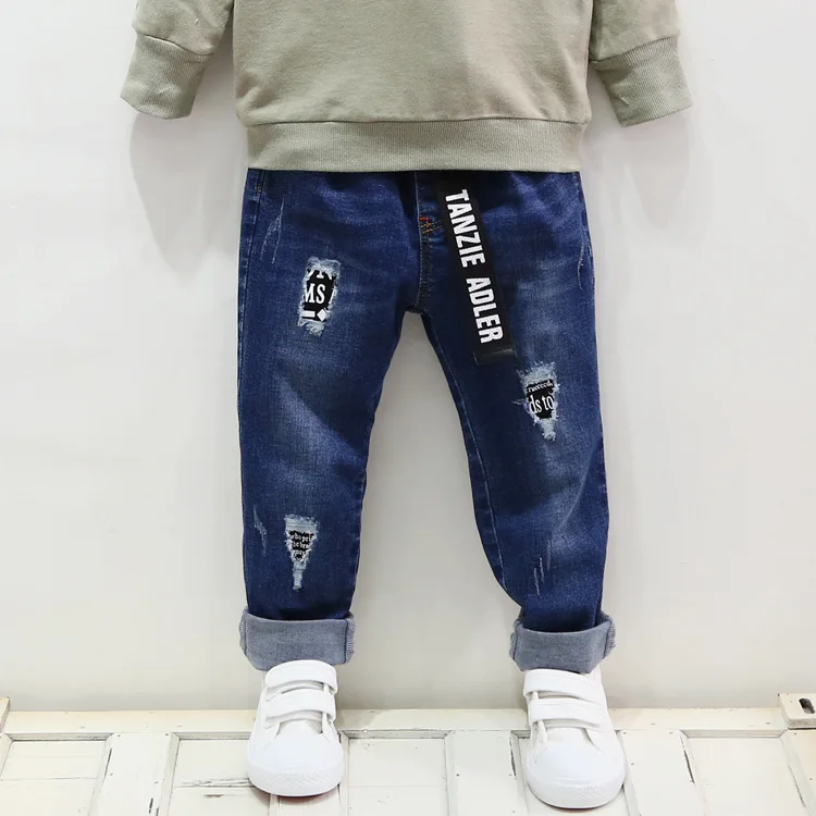 High Brand Baby Stocks Children Jeans Pants Comfortable Casual Boys Jeans