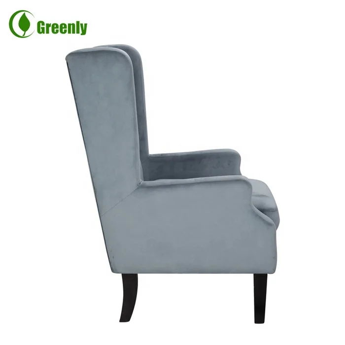 Французский стиль, античная мебель из массива дерева для гостиной, плюшевые пуговицы, Стеганный дизайн, клубный стул с акцентом