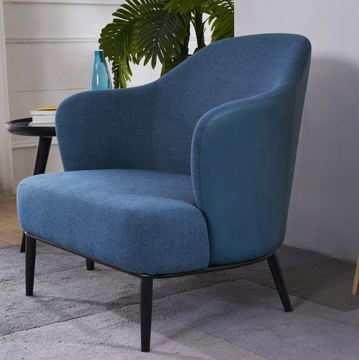 Lace Model Design Linen Fabric  Hotel Lobby  Visitor Sofa Chair