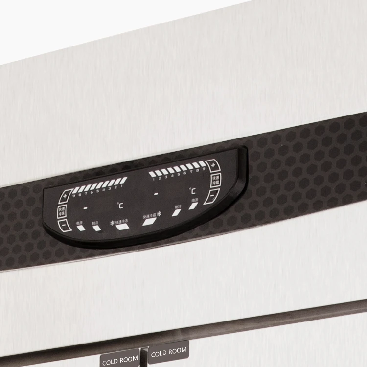 
 Профессиональный вертикальный кухонный холодильник с 6 дверцами  