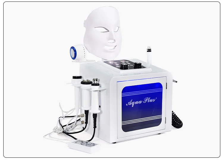 7 in 1 Hydra Oxygen Jet Dermabrasion Hydro Aqua Peeling Beauty Face Equipment Salon Facial Skincare Machine